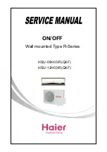 Preview for 1 page of Haier R Series Service Manual