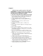 Preview for 30 page of Haier RDE350AW - 6.5 Cu. Ft. Electric Dryer User Manual And Installation Instructions