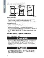 Preview for 9 page of Haier RDE350AW - 6.5 Cu. Ft. Electric Dryer User Manual