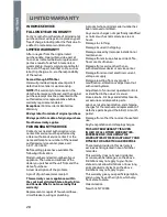 Preview for 29 page of Haier RDE350AW - 6.5 Cu. Ft. Electric Dryer User Manual