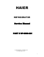 Haier RF-8888-221 Service Manual preview