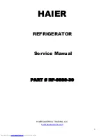 Haier RF-8888-39 Service Manual preview