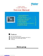 Предварительный просмотр 1 страницы Haier RGBTV-25F99 Service Manual