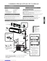 Haier Room Air Conditioner Installation Manual предпросмотр