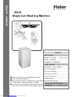 Preview for 1 page of Haier RS35 User Manual