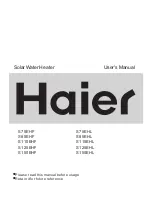 Haier S110EHF User Manual preview