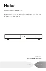 Haier SBEV40-3D User Manual preview