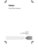 Preview for 1 page of Haier SBEV40-SLIM User Manual