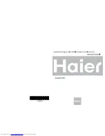 Haier SC-230 Operation Manual preview