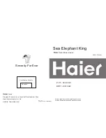 Preview for 1 page of Haier Sea Elephant King BRF1-100W User Manual
