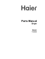 Haier TCD60E Parts Manual preview