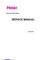 Preview for 1 page of Haier TDC1354AD Service Manual