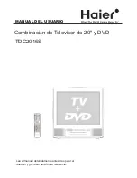 Preview for 1 page of Haier TDC2015S (Spanish) Manual Del Usuario