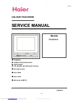 Предварительный просмотр 1 страницы Haier TDVCF2016 Service Manual