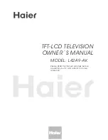 Предварительный просмотр 1 страницы Haier TFT-LCD Owner'S Manual