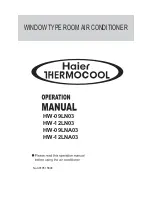 Preview for 1 page of Haier ThermoCool HW-09LNA03 Operation Manual