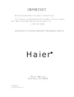 Preview for 18 page of Haier UA-0770E User Manual