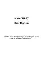 Preview for 39 page of Haier W627 User Manual