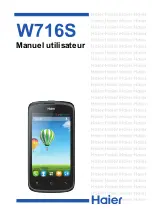 Haier W716S User Manual preview