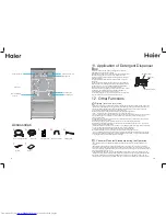 Preview for 8 page of Haier washing machine Instruction Manual
