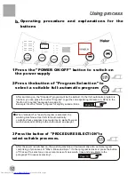 Preview for 14 page of Haier WM6602AJ User Manual