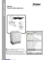 Preview for 1 page of Haier WMS656 User Manual