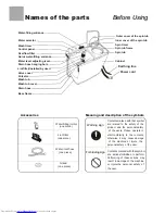 Preview for 2 page of Haier WMS663 User Manual