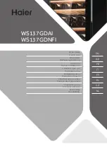 Preview for 1 page of Haier WS137GDAI User Manual