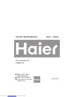 Preview for 1 page of Haier XPB60-CS User Manual