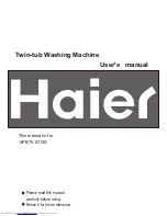 Haier XPB70-0713S User Manual preview