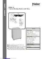 Haier XPB88-LS User Manual preview