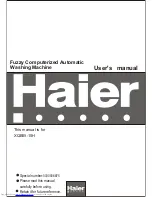 Haier XQB55-10H User Manual preview