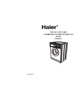 Haier XQG50-11 Use And Care Manual preview