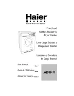 Предварительный просмотр 1 страницы Haier XQG50-11 User Manual