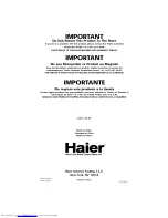 Preview for 71 page of Haier XQG50-QF800 User Manual