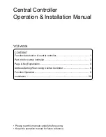 Preview for 1 page of Haier YCZ-A004 Operation & Installation Manual