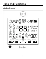 Preview for 2 page of Haier YR-E17A Operation & Installation Manual