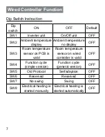 Preview for 8 page of Haier YR-E20 Operation & Installation Manual