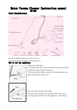 Предварительный просмотр 1 страницы Haier ZW-263 Instruction Manual