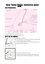 Haier ZW-263 Instruction Manual preview