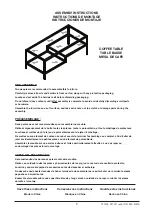 Preview for 1 page of Hailey Home CT1226 Assembly Instructions Manual