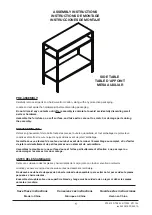 Hailey Home ST0513 Assembly Instructions предпросмотр