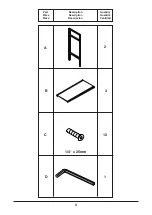 Предварительный просмотр 3 страницы Hailey Home ST0513 Assembly Instructions