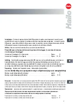 Preview for 3 page of Hailo 3697-10 Instructions For Assembly And Use