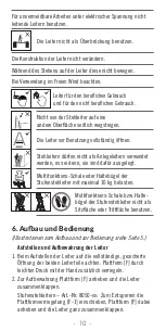 Preview for 10 page of Hailo 8050 Series Instructions For Use Manual