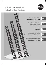 Hailo HobbyStep Duo Aluminium 7285-801 Use And Operating Instructions preview