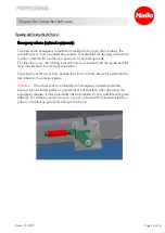 Preview for 12 page of Hailo Professional HS 8 Assembly And User Instructions Manual