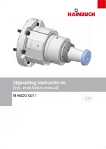 Hainbuch MANDO G211 Operating Instructions Manual предпросмотр