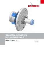 Preview for 1 page of Hainbuch MANDO T211 Operating Instructions Manual