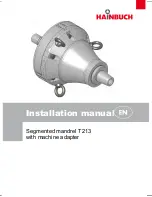 Hainbuch T213 Installation Manual preview